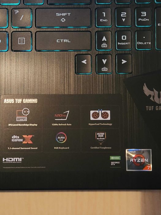 Asus Tuf Gaming - Amd Ryzen 7 3750H - Gtx 1660 Ti - 120Hz