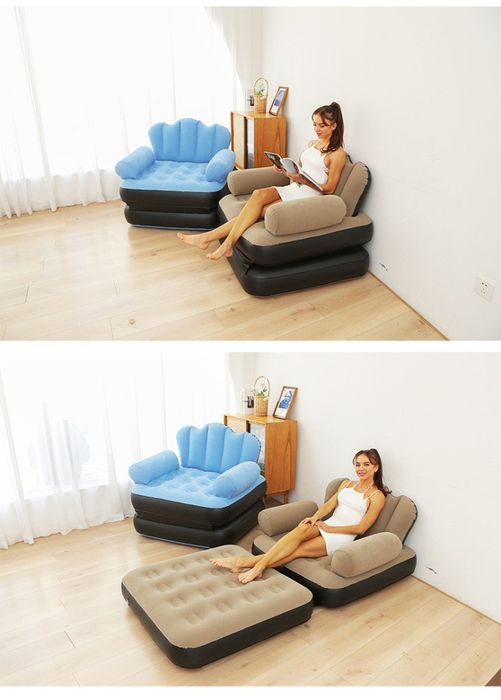 Надуваем фотьойл 5 в 1 SuperSofa