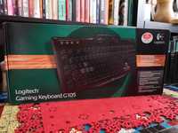 Tastatura Logitech G105 Gaming, USB, Negru, noua