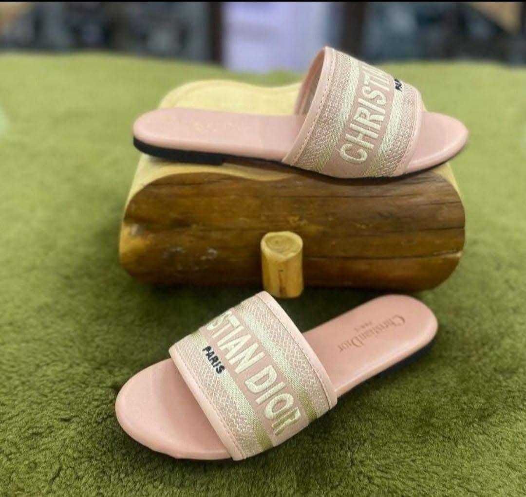 Луксозни дамски чехли Christian Dior