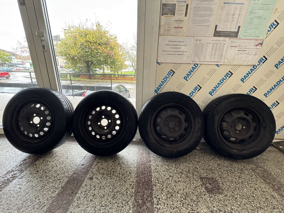 Желязни джанти 14 4x108 + летни гуми