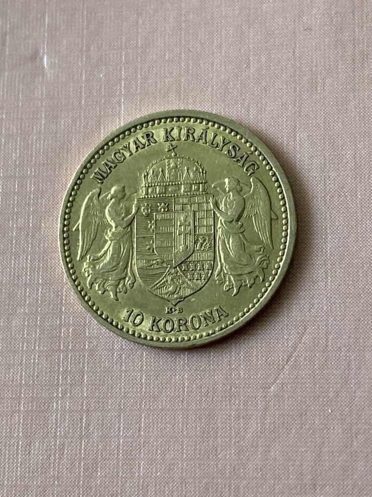 Moneda aur 10 Korona (Ungaria), 10 Corona (Austria) - COROANE