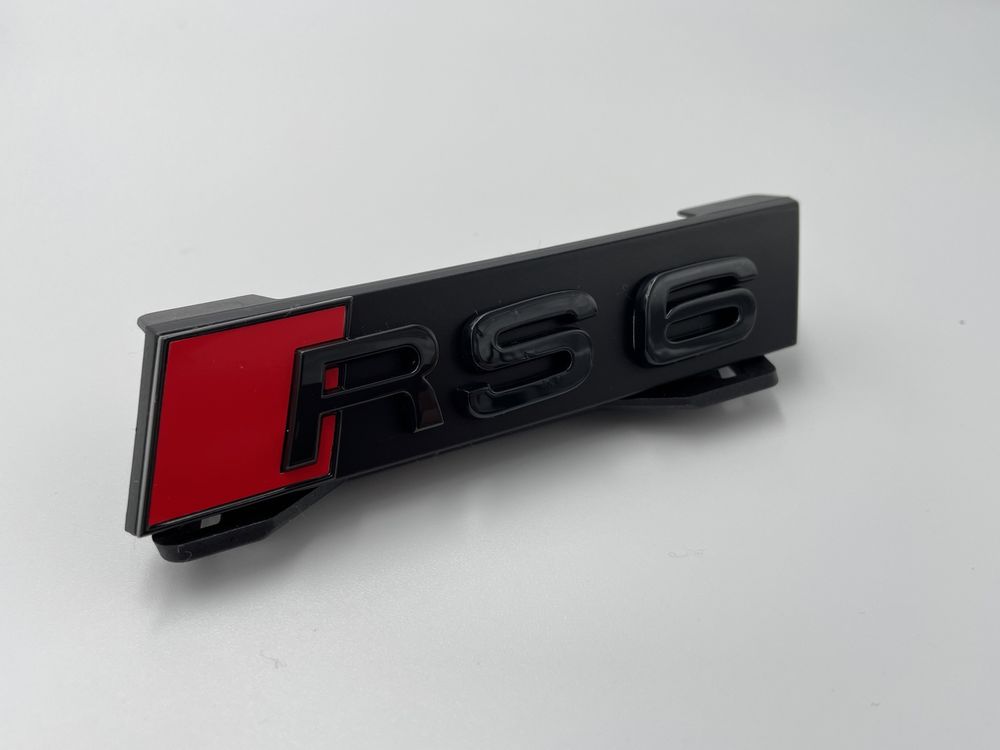 Set Embleme Audi RS6 negru s-line