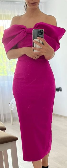 Rochie fuchsia S