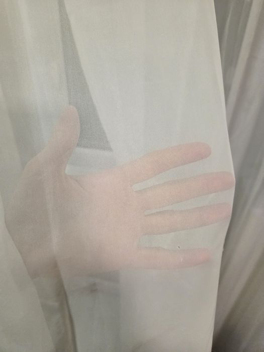 Перде/завеса нежно бяло