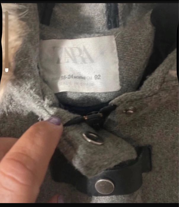 Palton zara, marimea 92