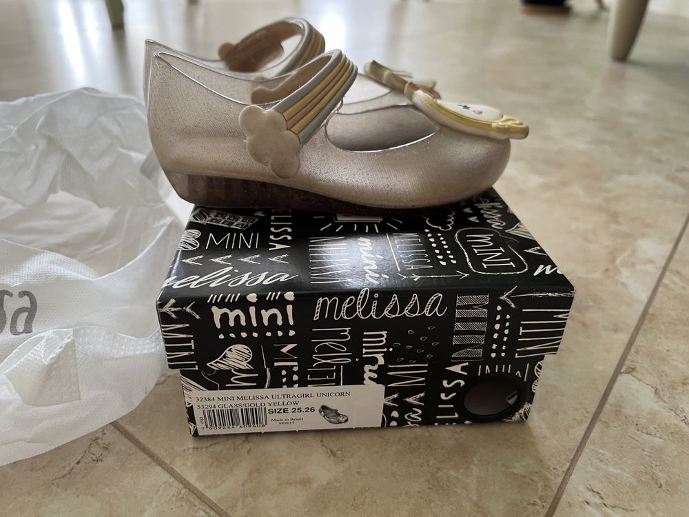Обувь с ароматом ванили mini melissa бразильского Бренда