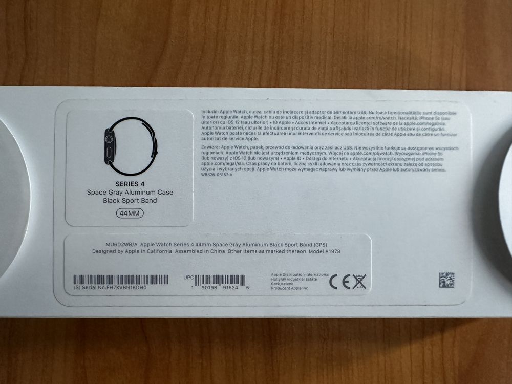 Apple watch Seria 4, Space Gray, 44mm