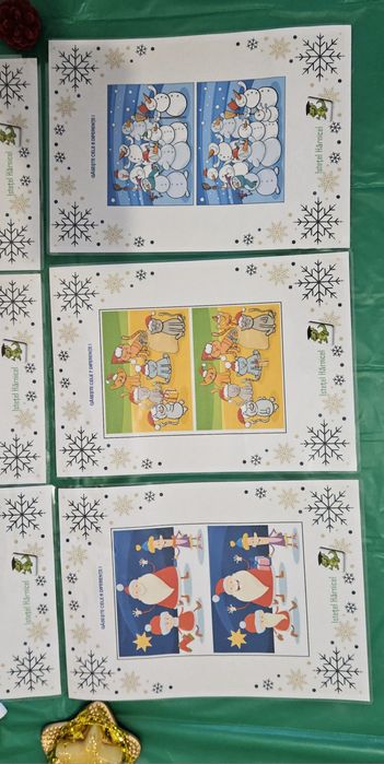 Vand 6 fise Gaseste diferentele, laminate, reutilizabile