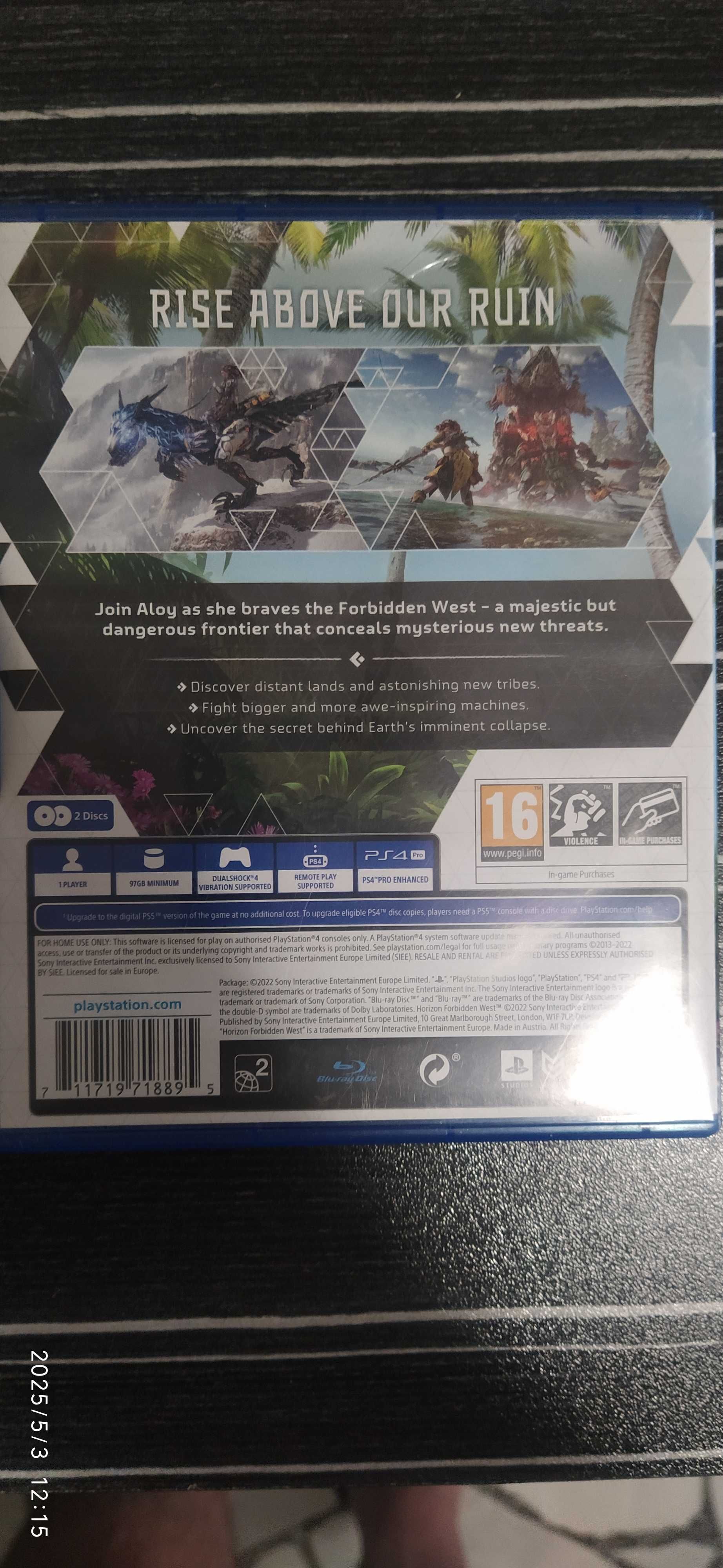 Игра за Playstation 4 Horizon forbidden west