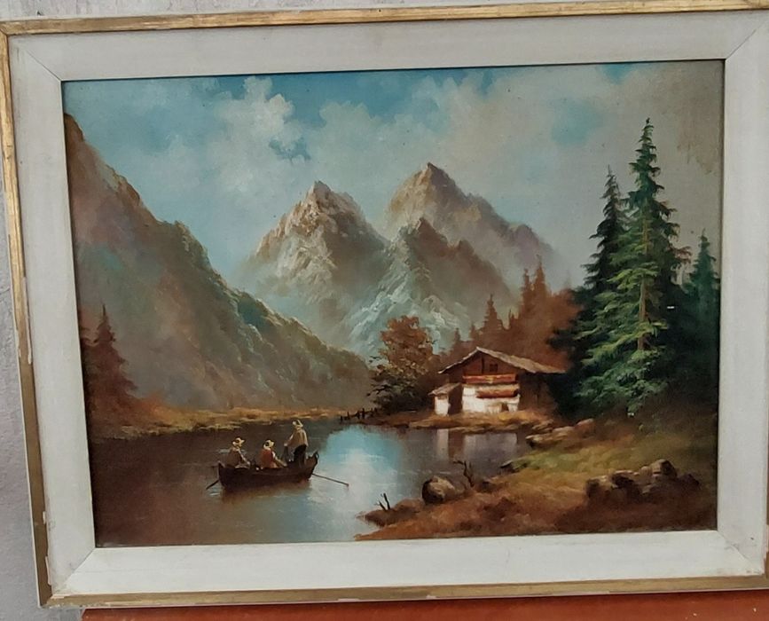 Tablouri in ulei, panza si carton.