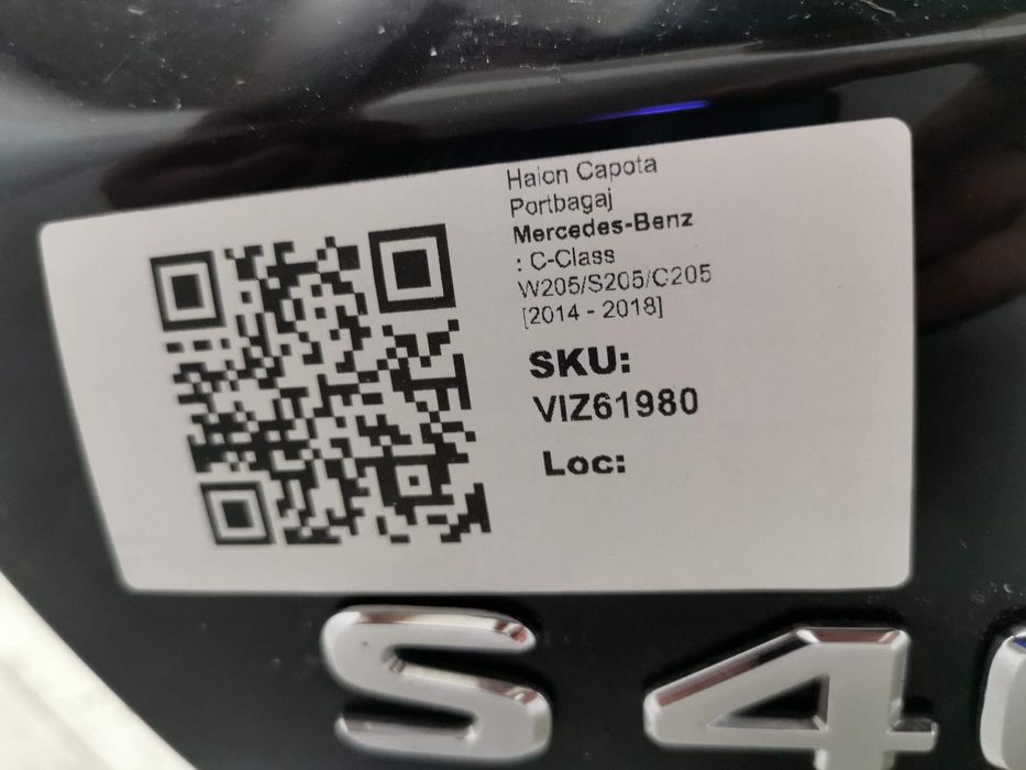 Задно стъкло Капак багажник Мерцедес-Бenz C-Клас / Mercedes-Benz C-Cla