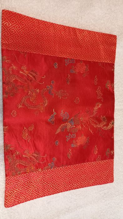 Set 4 șervete mătase 28x40 cm+bețișoare. Noi