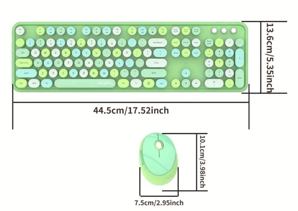 Безжична клавиатура mofii + мишка