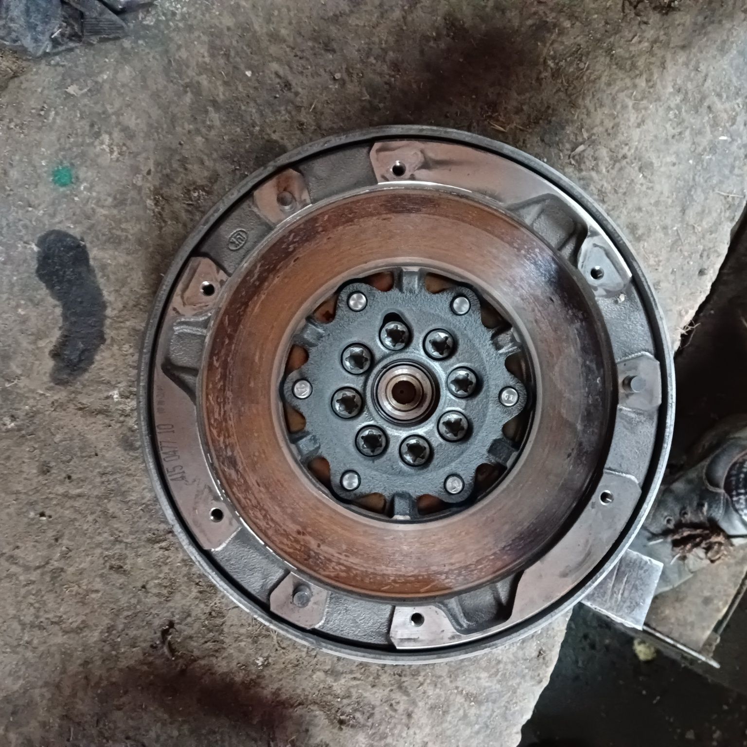 Volanta ambreiaj alternator BMW n47