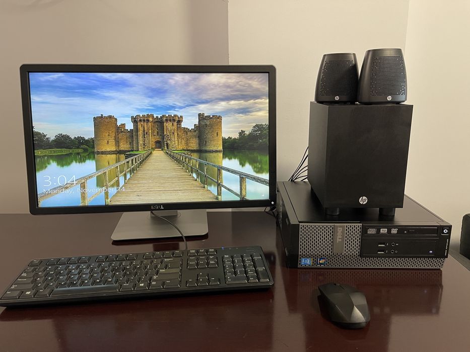 Calculator Dell i5 12gb RAM Wi-Fi placa video + sistem audio 2+1 HP