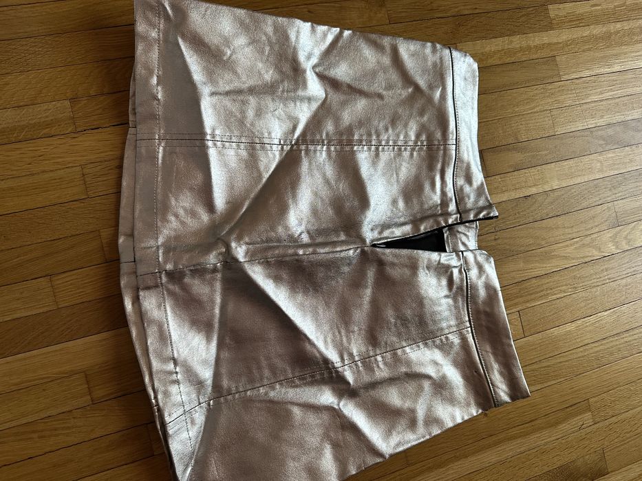 Fusta dama gri metalic