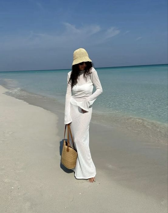 Накидка туника пляжная