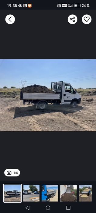 Transport 3.5t basculabil materiale constructii diverse