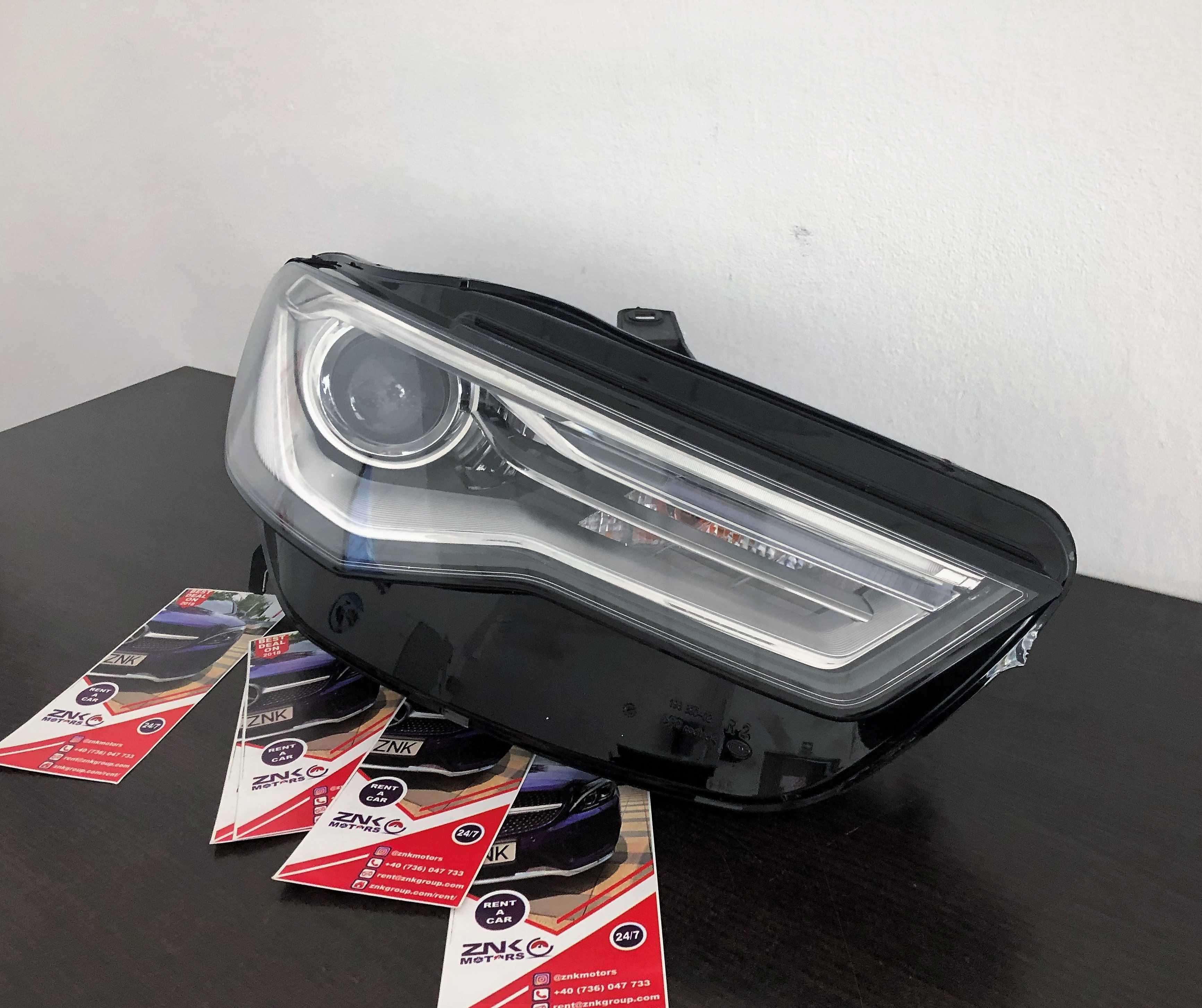 Audi a6 c7 4g facelift far stanga dreapta set faruri bixenon led lci