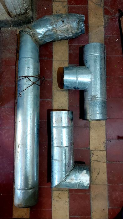 Оцинкованный дымоход и комплектующие