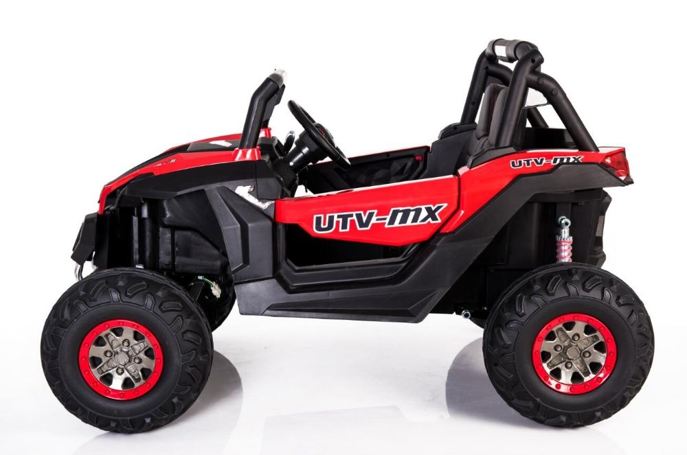 UTV electric pentru 2 copii Rocker Premium 4x4 140W 12V #Rosu