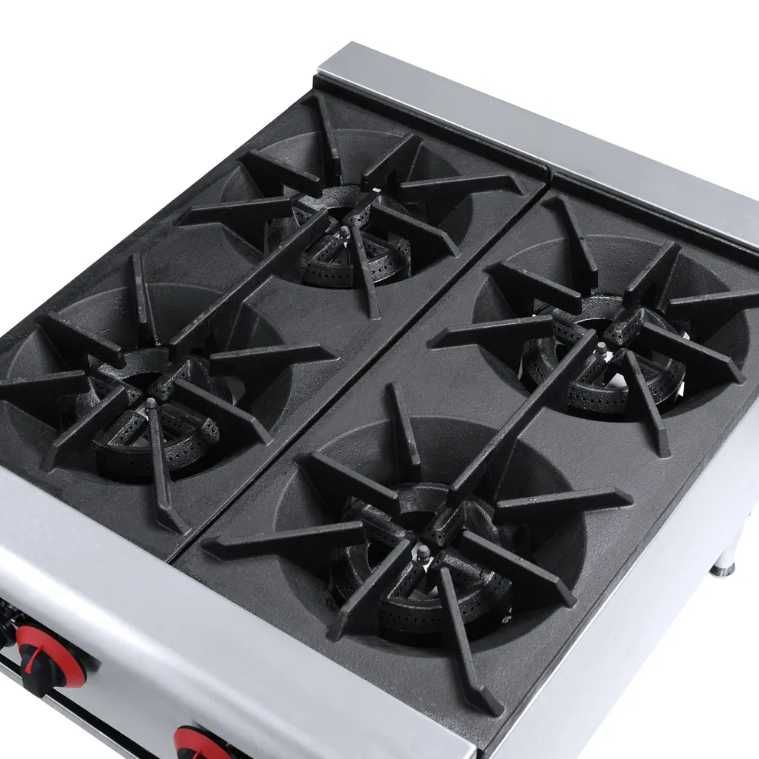 Aragaz cu 1 , 2 , 4 ochiuri profesional NOU , inox si fonta 1750 RON