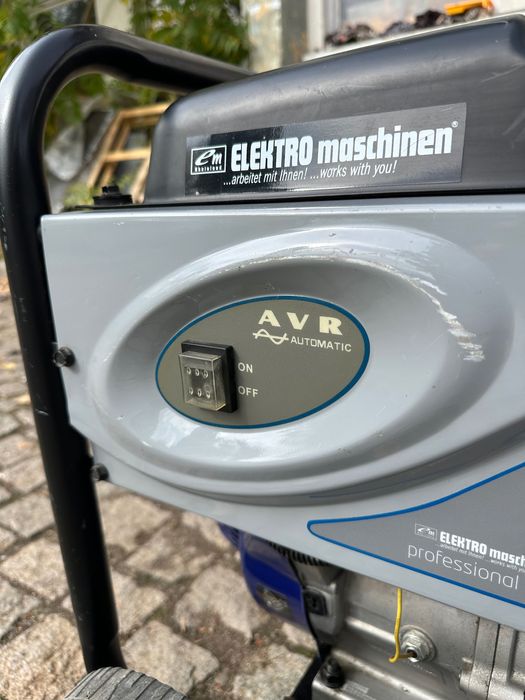Бензинов ел. агрегат генератор  ELEKTRO maschinen GSEm 4500