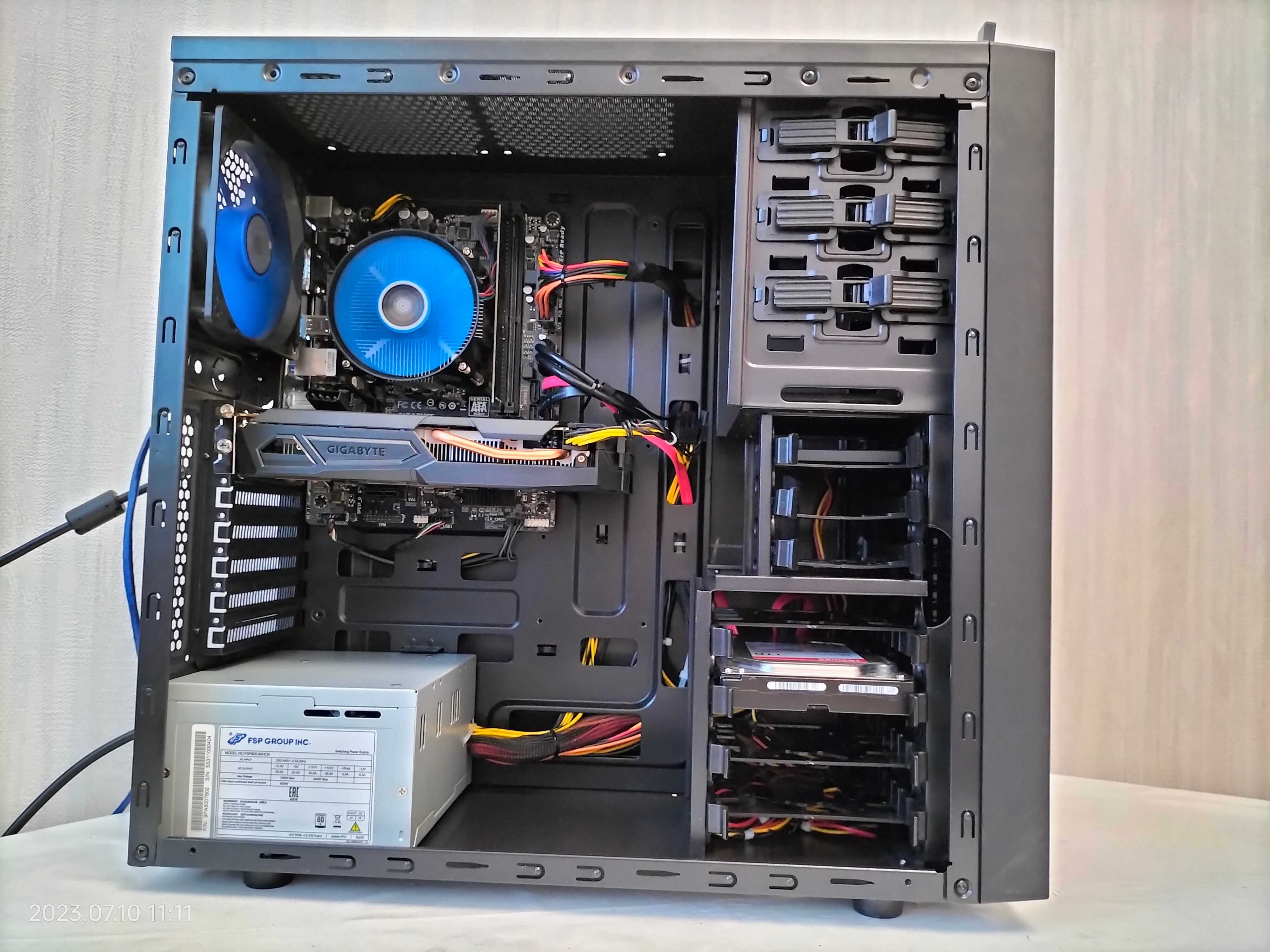 Системный блок Core i7_7700_4200M\8G DDR4 2133\SSD 256\HDD 1T\GTX 1050