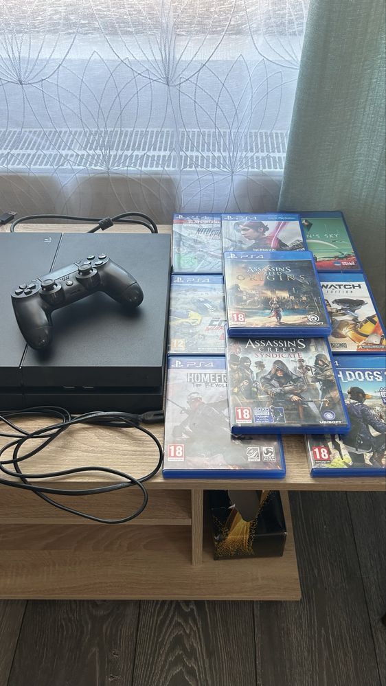 !se vinde si separat!Playstation4 + PSVR si adaptor pt PS5 + 8 jocuri