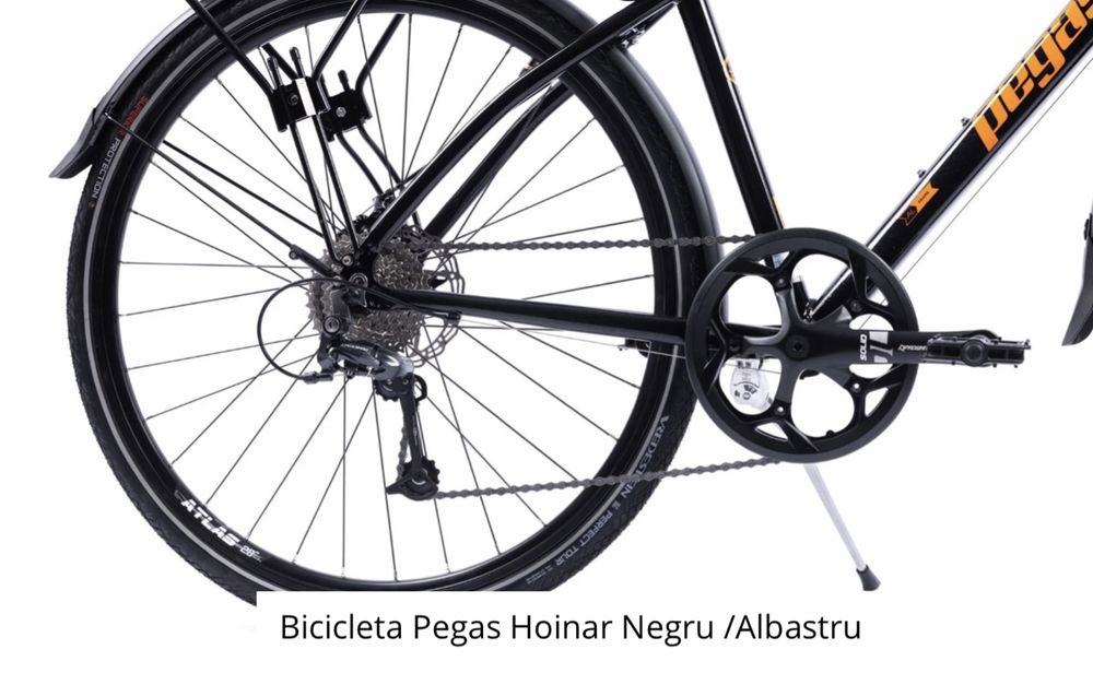 Bicicleta Pegas Hoinar Negru /Albastru