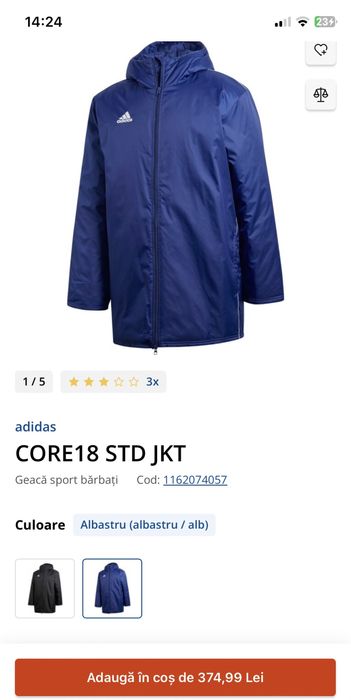 Geaca Adidas Core 18 Std Jkt