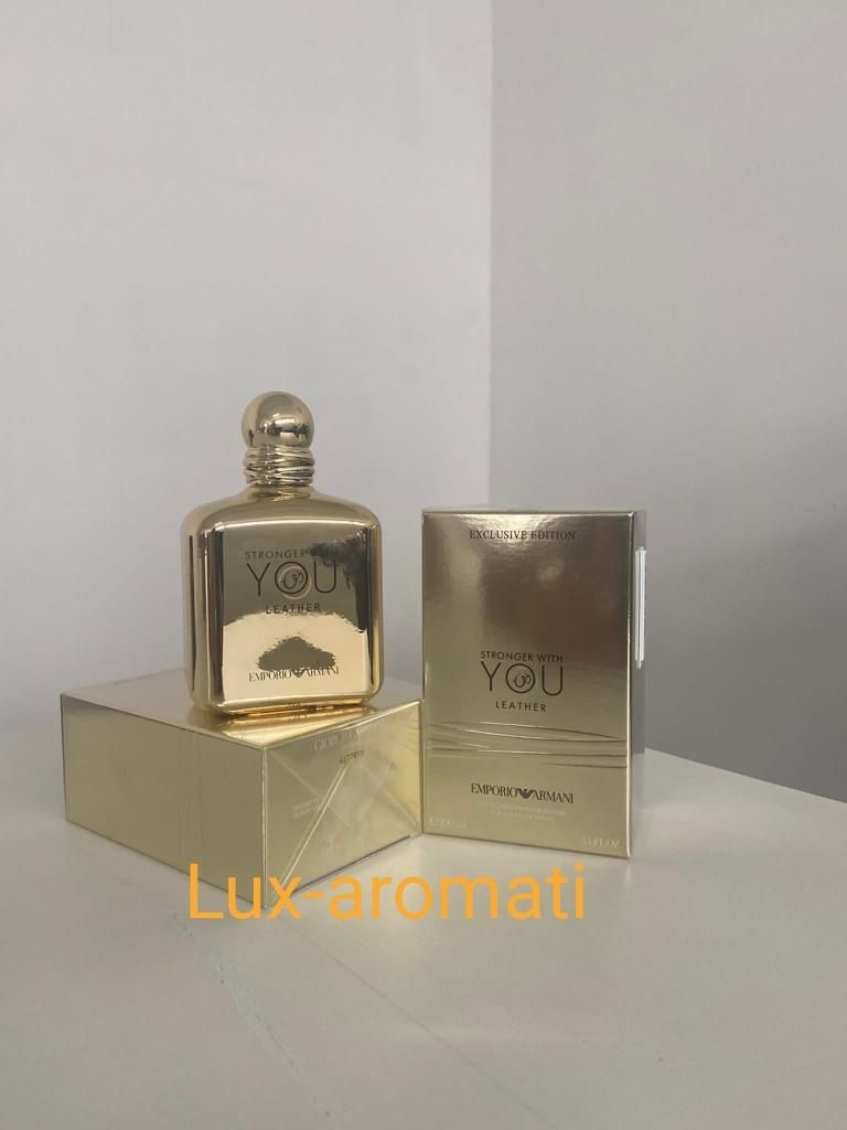 Armani Stronger with You Leather EDP 100ml - парфюм за мъже