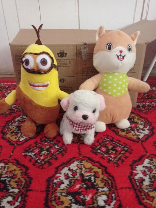 Мягкий игрушки разные