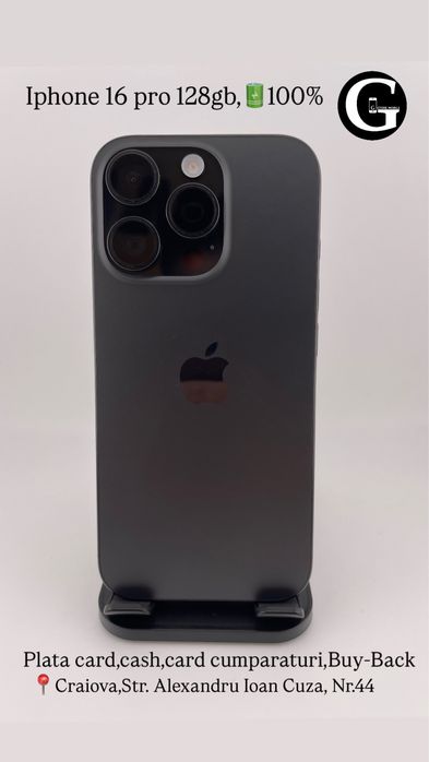 G Store Mobile! OFERTA: iPhone 16 Pro 128 GB,100%!