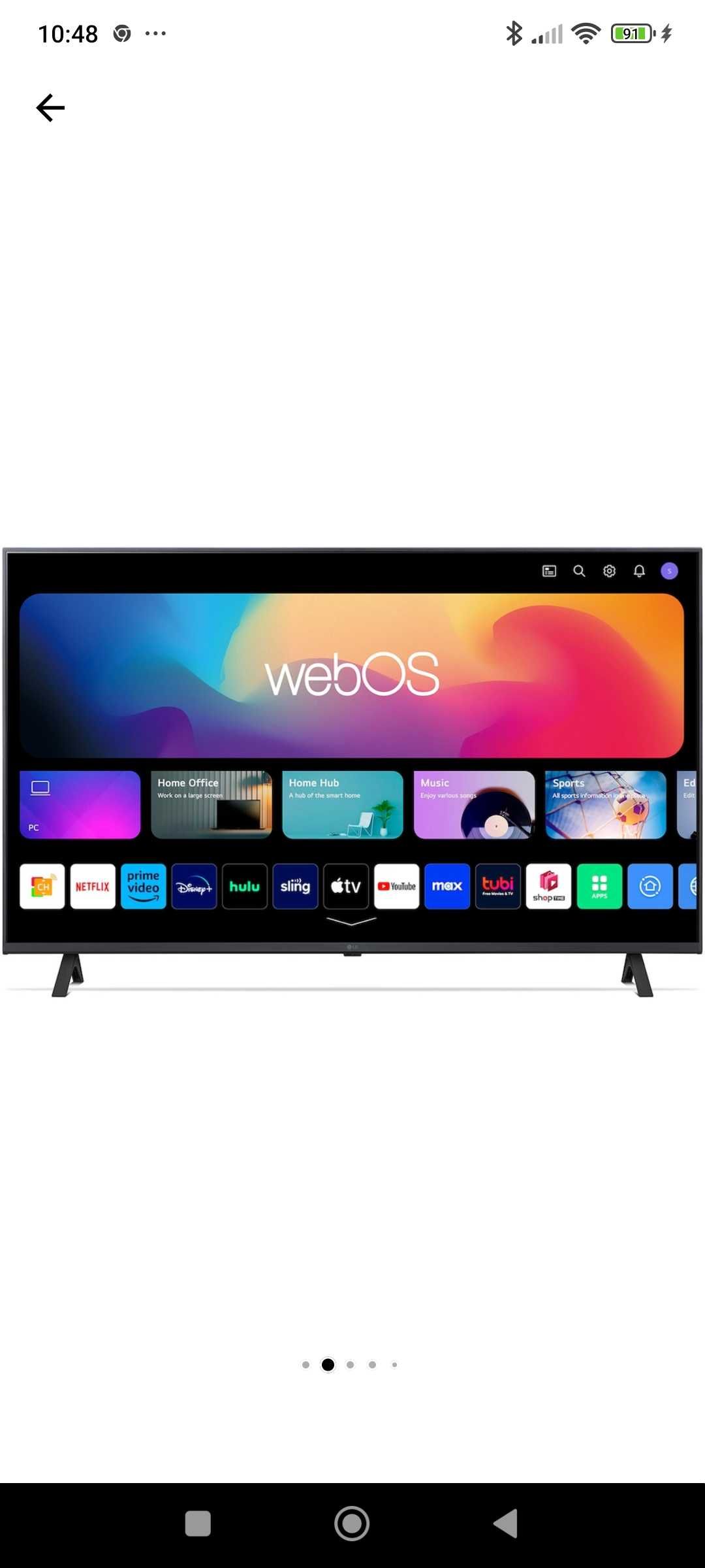 LG 43 инча смарт