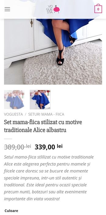 Set  pentru mamă și fiică