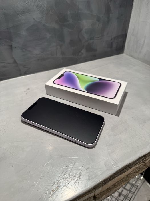 КАТО ЧИСТО НОВ Iphone 14 256 GB Purple