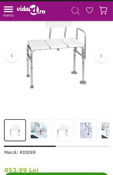 Bancheta de transfer pentru cada NEFOLOSITA