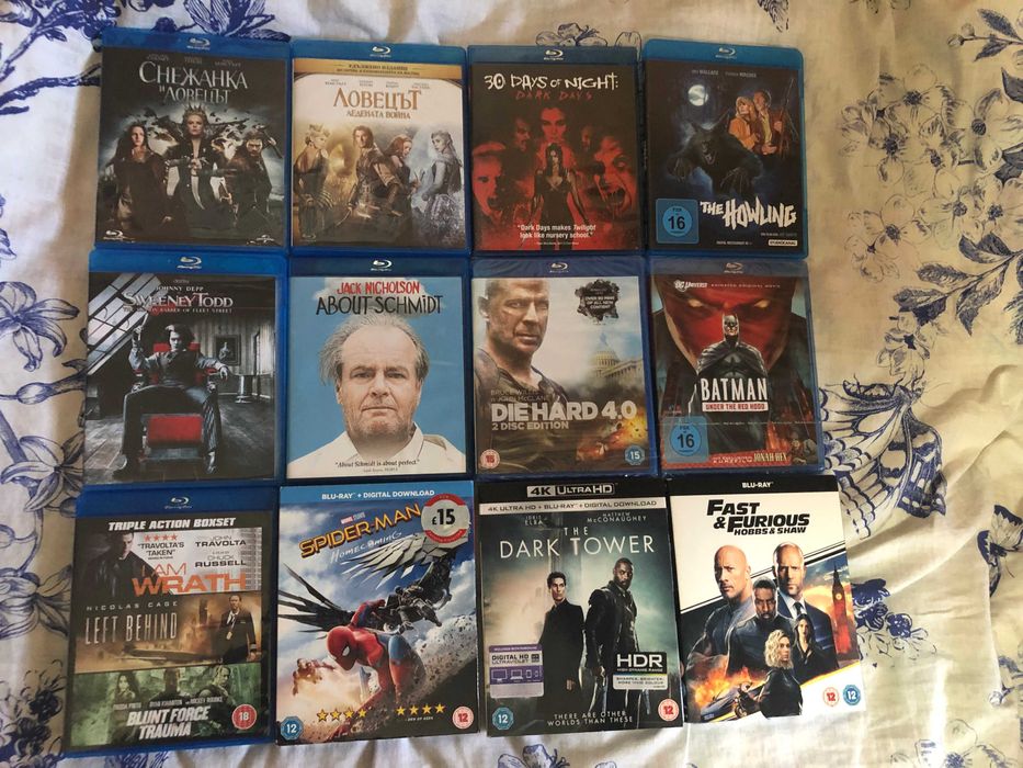 Продавам Blu-Ray Филми