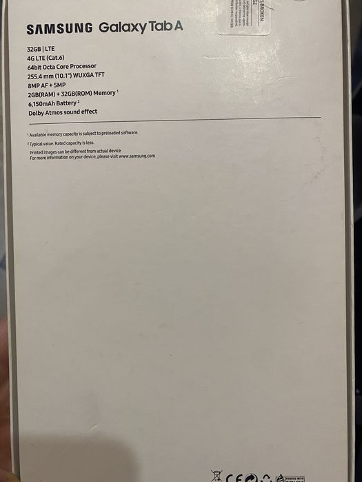 Galaxy Tab A8 model 2020