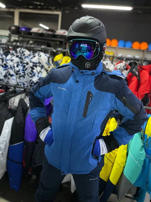 Мужской Горнолыжный Костюм! Куртка и Штаны! Тёплые, Хорошего Качества!