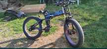 Bicicleta fat bike electrica full suspension