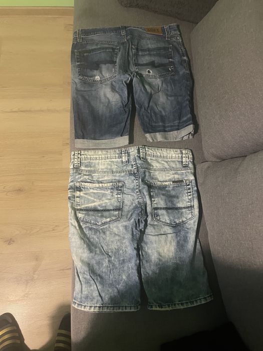 Дънки с къс и дълъг крачол в много добро състояние