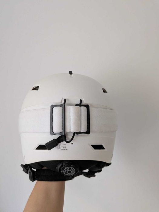 Set casca si ochelari ski Cygnus Alb XS = 53-54cm