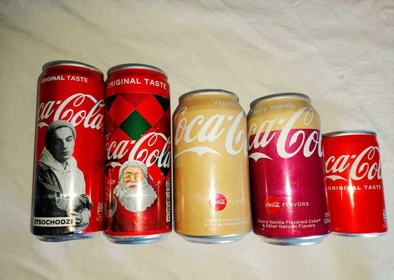 Кока Кола/Coca Cola артикули-чаши,кутии,кенчета,алуминиеви бутилки