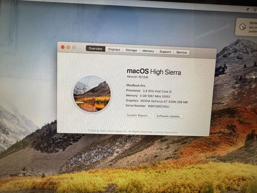 Macbook pro 2010
