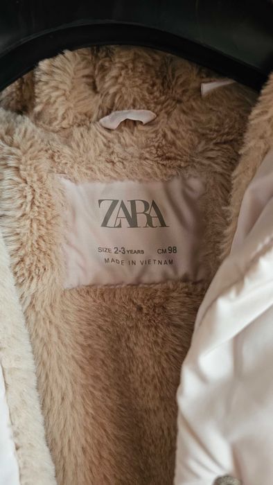 Geaca copii iarna Zara cu blaniță