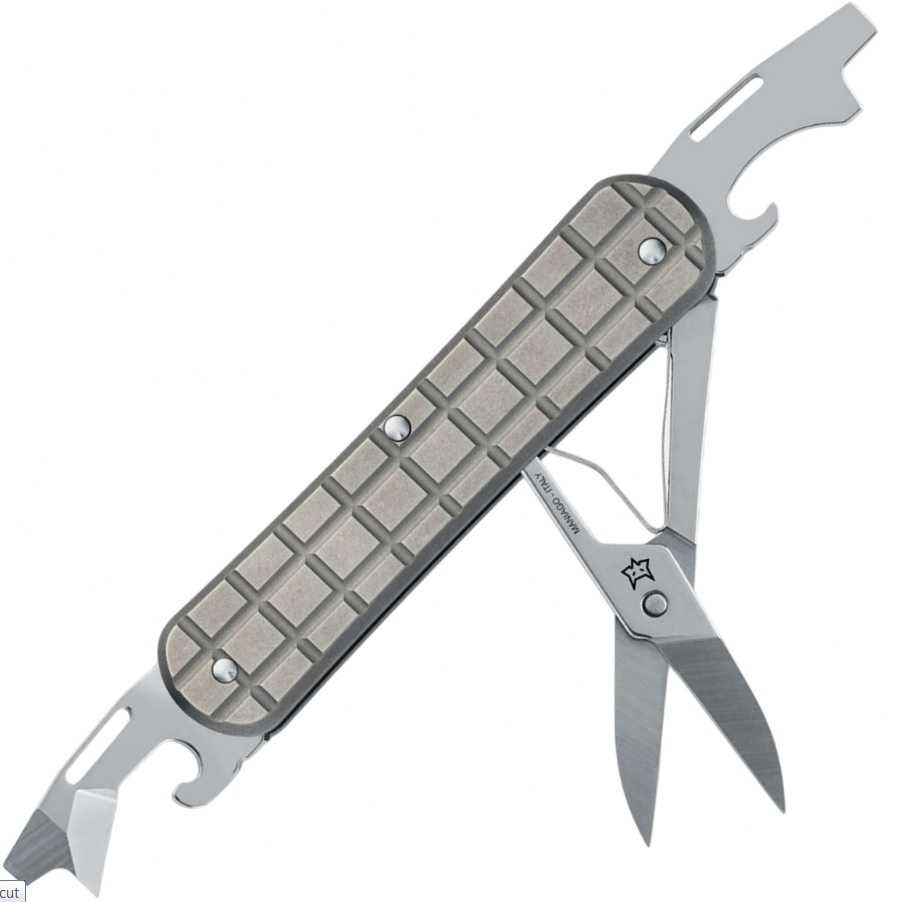Unealta EDC - Multitool Fox Knives Vulpis Grenade Sandblasted Titanium