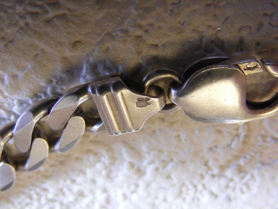 Масивен Сребърен Синджир Панцер